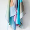 Hanging Set of 2 colorful striped linen towels