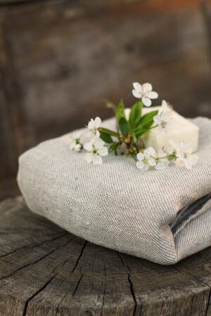 Natural bath linen towels made from heavy linen. Can be used at sauna, or in the beach. These towels has hanging loops. great body towels.