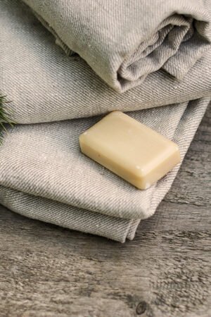 Natural bath linen towels made from heavy linen. Can be used at sauna, or in the beach. These towels has hanging loops. great body towels.
